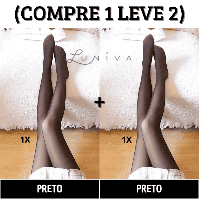"Kit Pernas Fabulosas": Meia-Calça (Compre 1 Leve 2) e Ganhe um Creme para Varizes de Brinde!