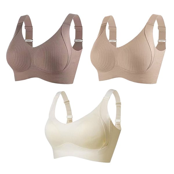🎁 Compre 1 e Leve 3: Sutiã Luniva Sem Aro Super Firmador para Evitar a Flacidez ®