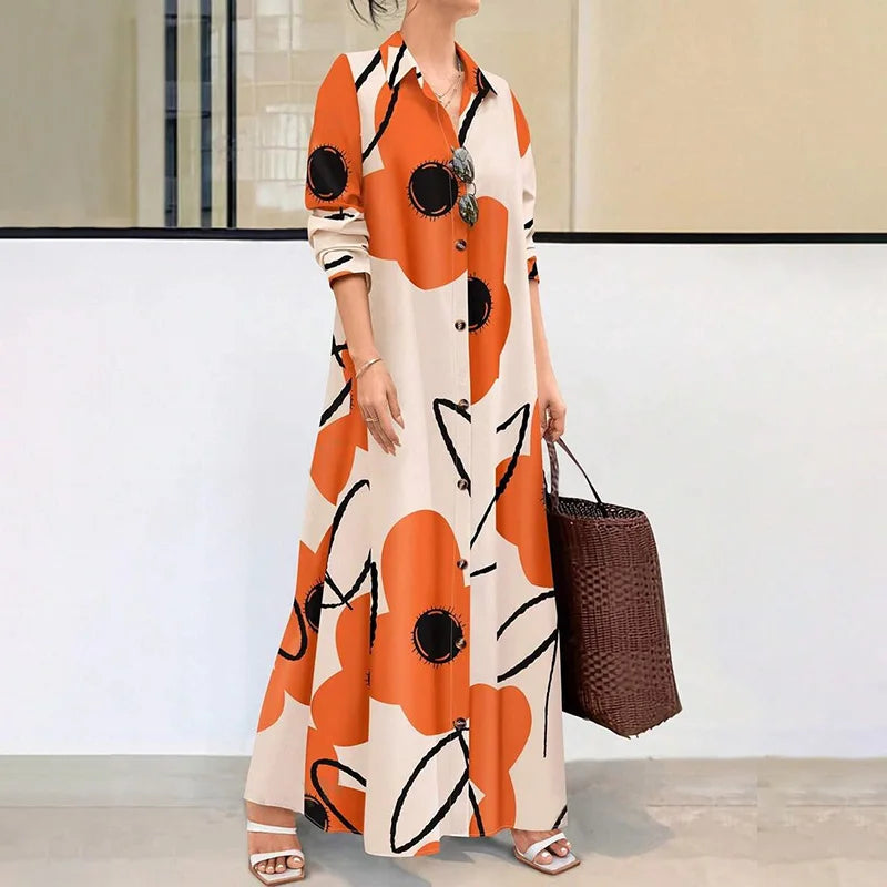 Vestido Estampado Floral Leontine - Loja Luniva