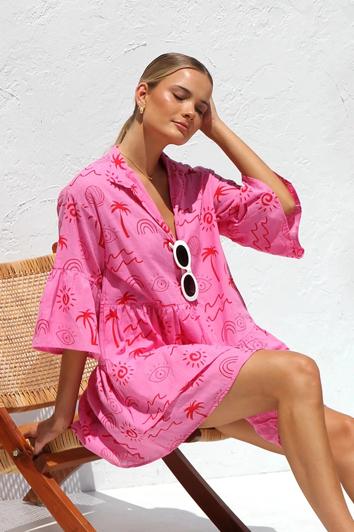 Vestido Estampado Gracinda - Loja Luniva