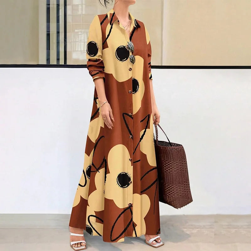 Vestido Estampado Floral Leontine - Loja Luniva