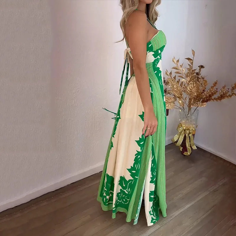 Vestido Longo Estampado Lázara - Loja Luniva