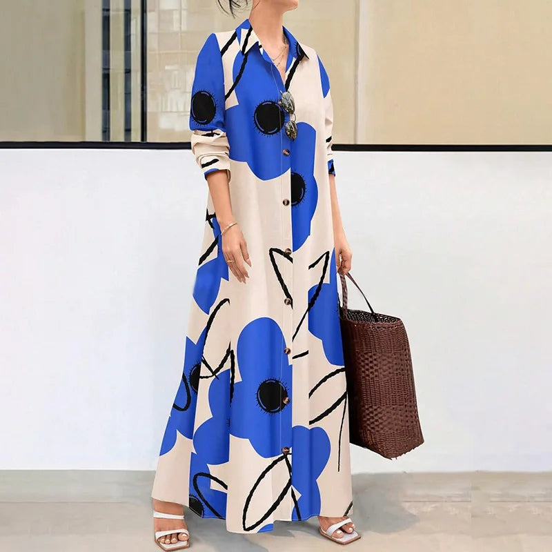 Vestido Estampado Floral Leontine - Loja Luniva