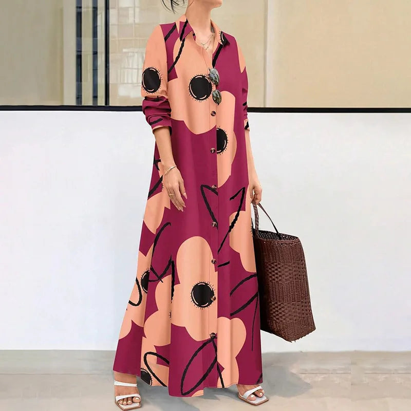 Vestido Estampado Floral Leontine - Loja Luniva