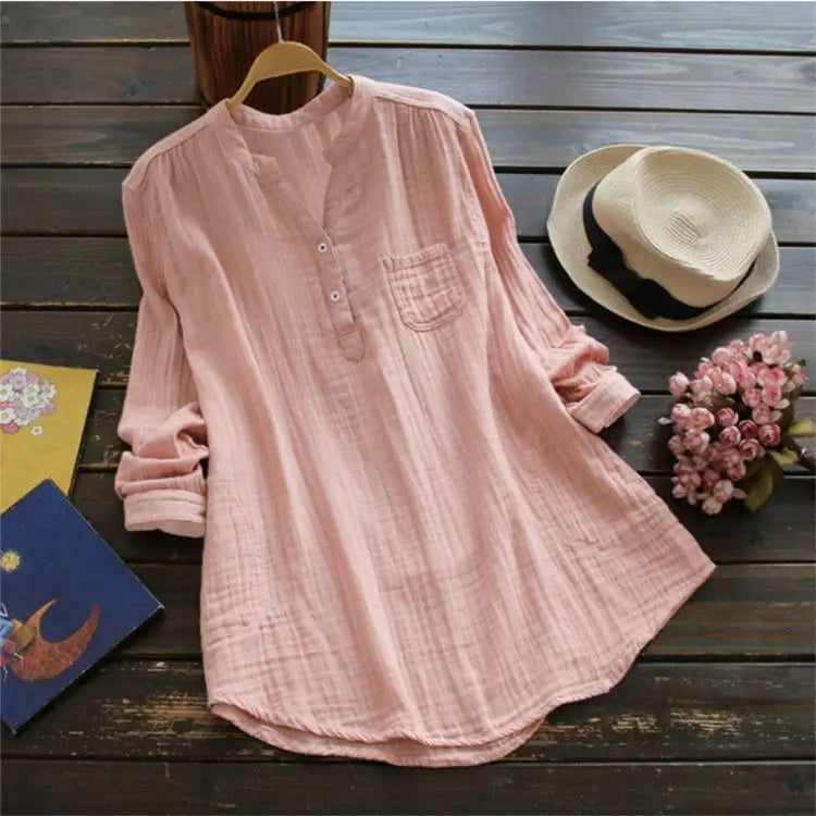 Camisa Feminina de Manga Comprida Melisande - Loja Luniva
