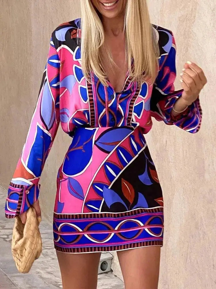 Conjunto Feminino de Manga Longa Estampado - Loja Luniva