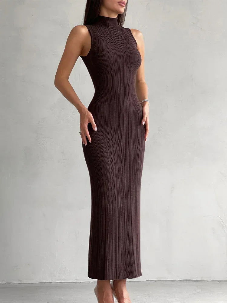 Vestido Longo Sem Mangas Adassa - Loja Luniva