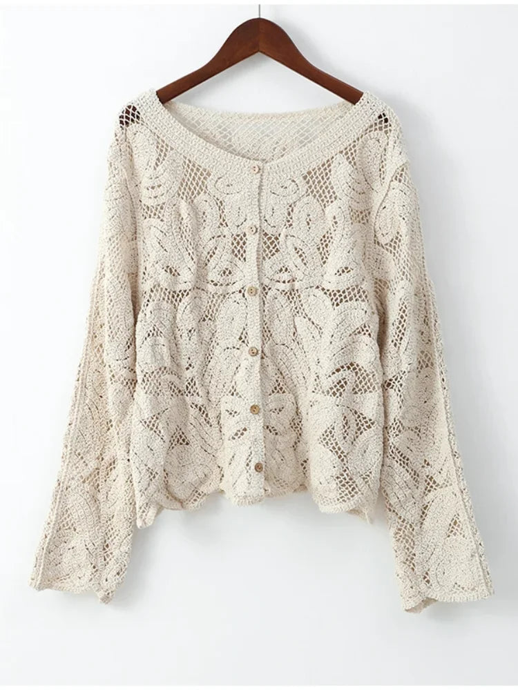 Camisa Feminina de Renda Lorena - Loja Luniva