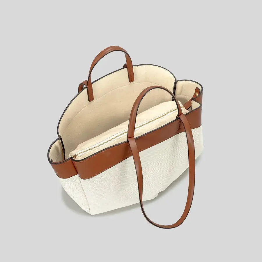 Bolsa Tote de Couro Cleo - Loja Luniva