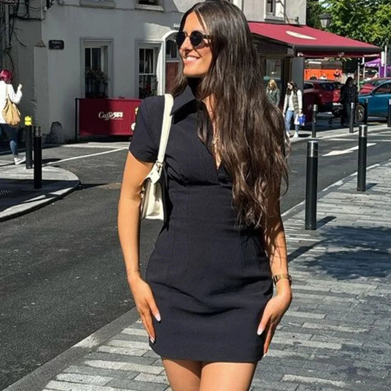 Vestido Gola Polo Eulália - Loja Luniva