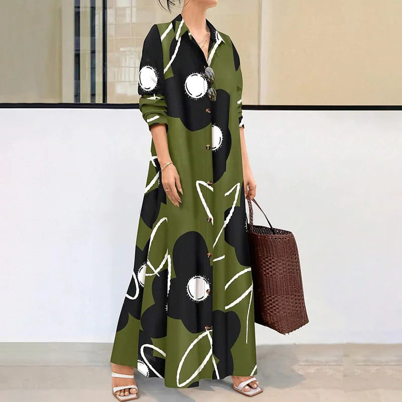 Vestido Estampado Floral Leontine - Loja Luniva