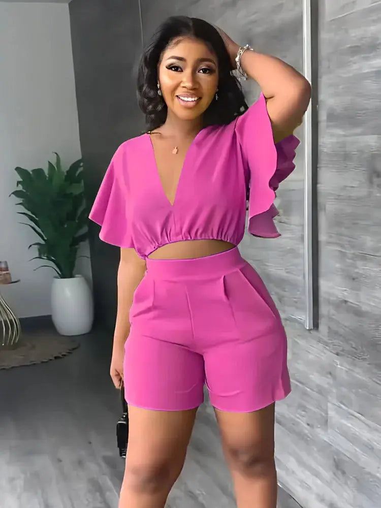 Conjunto Feminino Casual Violeta - Loja Luniva