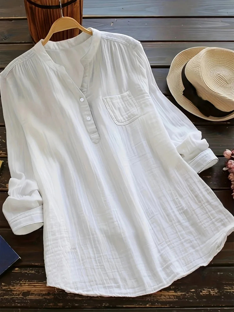 Camisa Feminina de Manga Comprida Melisande - Loja Luniva