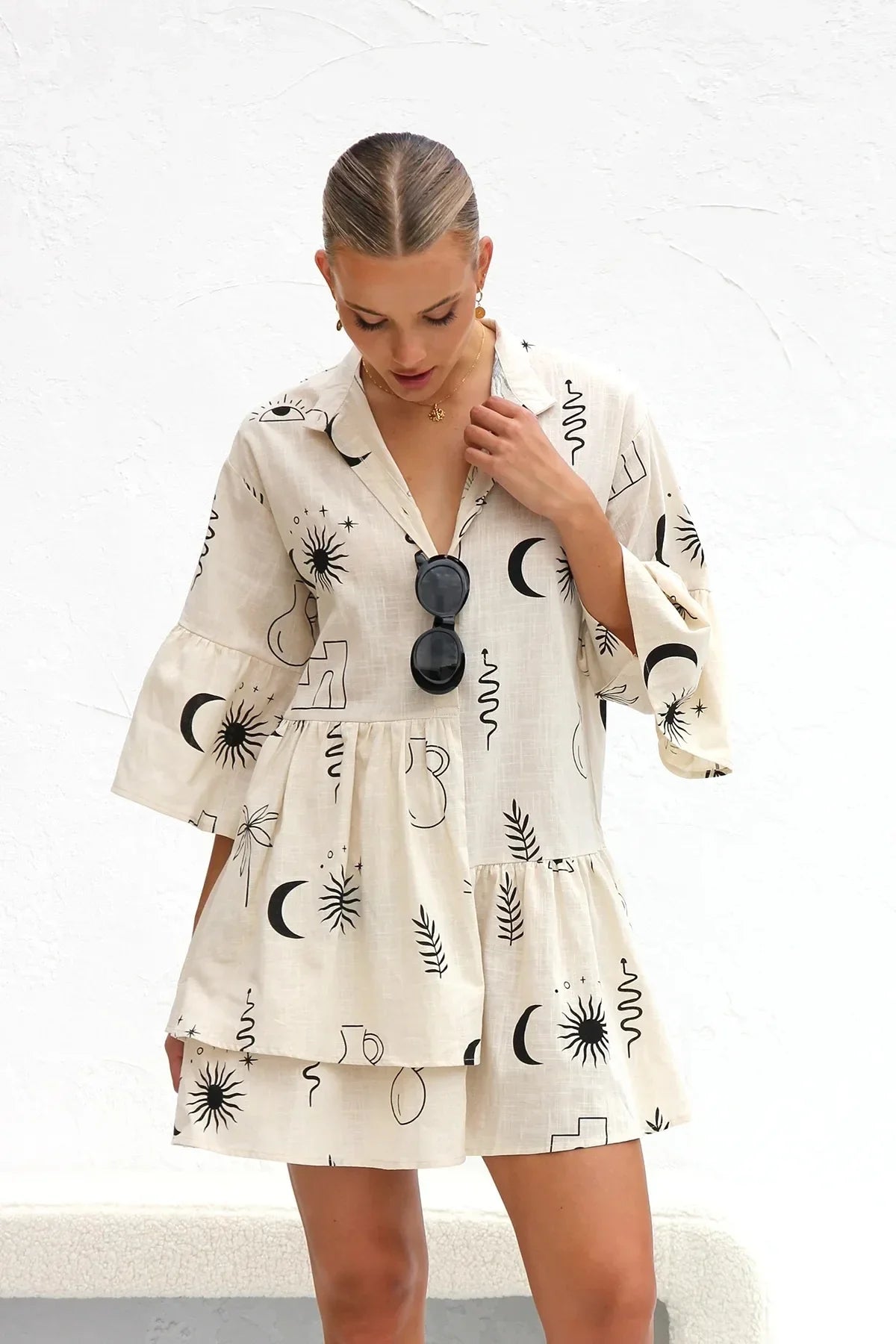 Vestido Estampado Gracinda - Loja Luniva