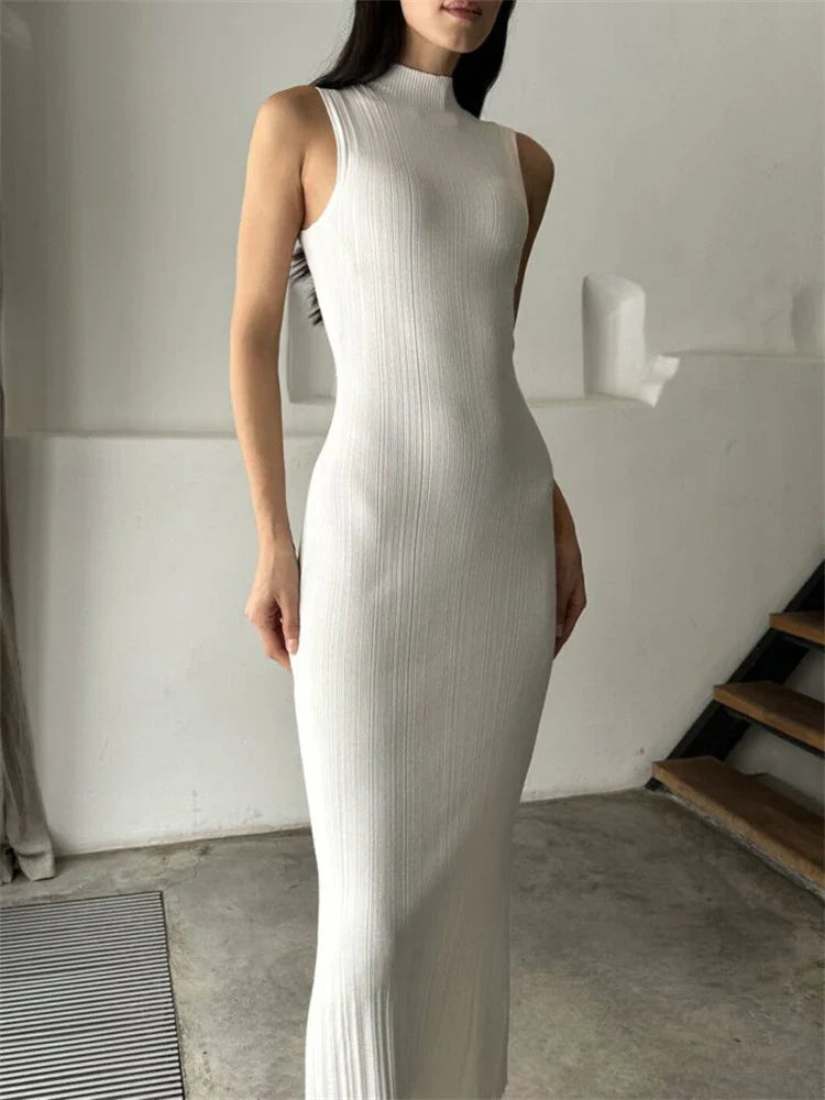 Vestido Longo Sem Mangas Adassa - Loja Luniva