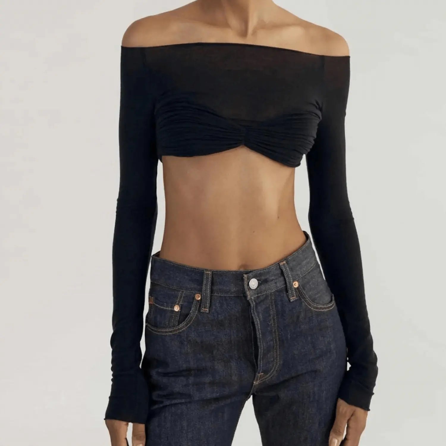 Top Mid Moldable Longo - Loja Luniva