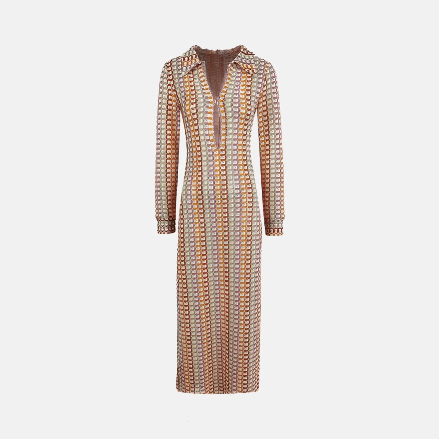 Vestido Rio Com Gola - Loja Luniva