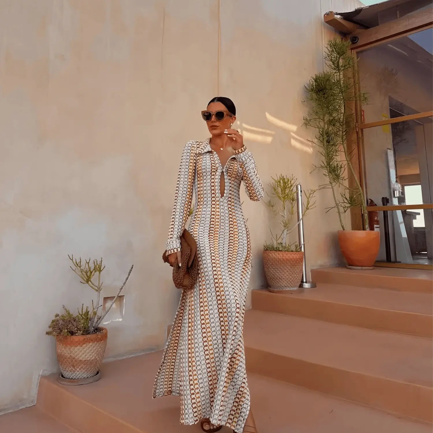 Vestido Rio Com Gola - Loja Luniva