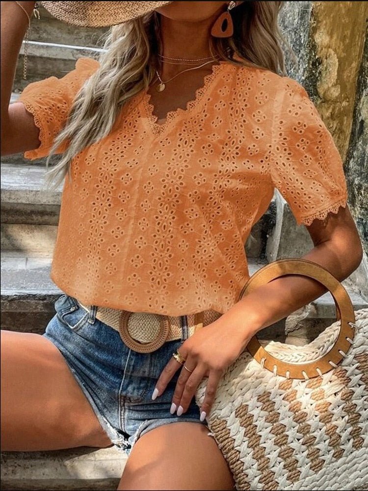 Blusa Feminina De Renda - Norma - Loja Luniva