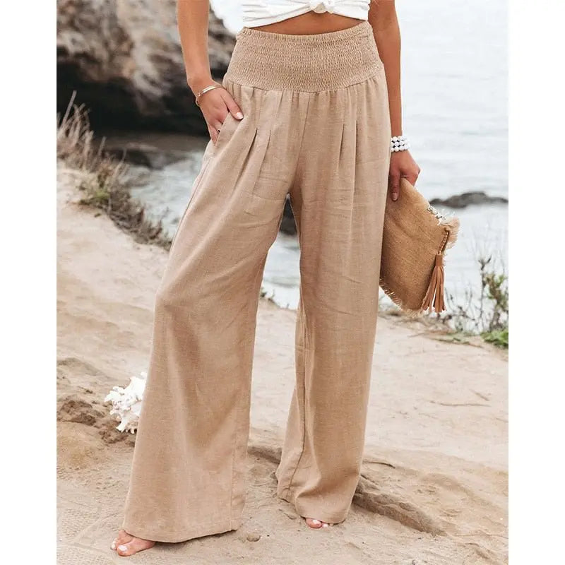 Calça de Linho Feminina Helin - Loja Luniva