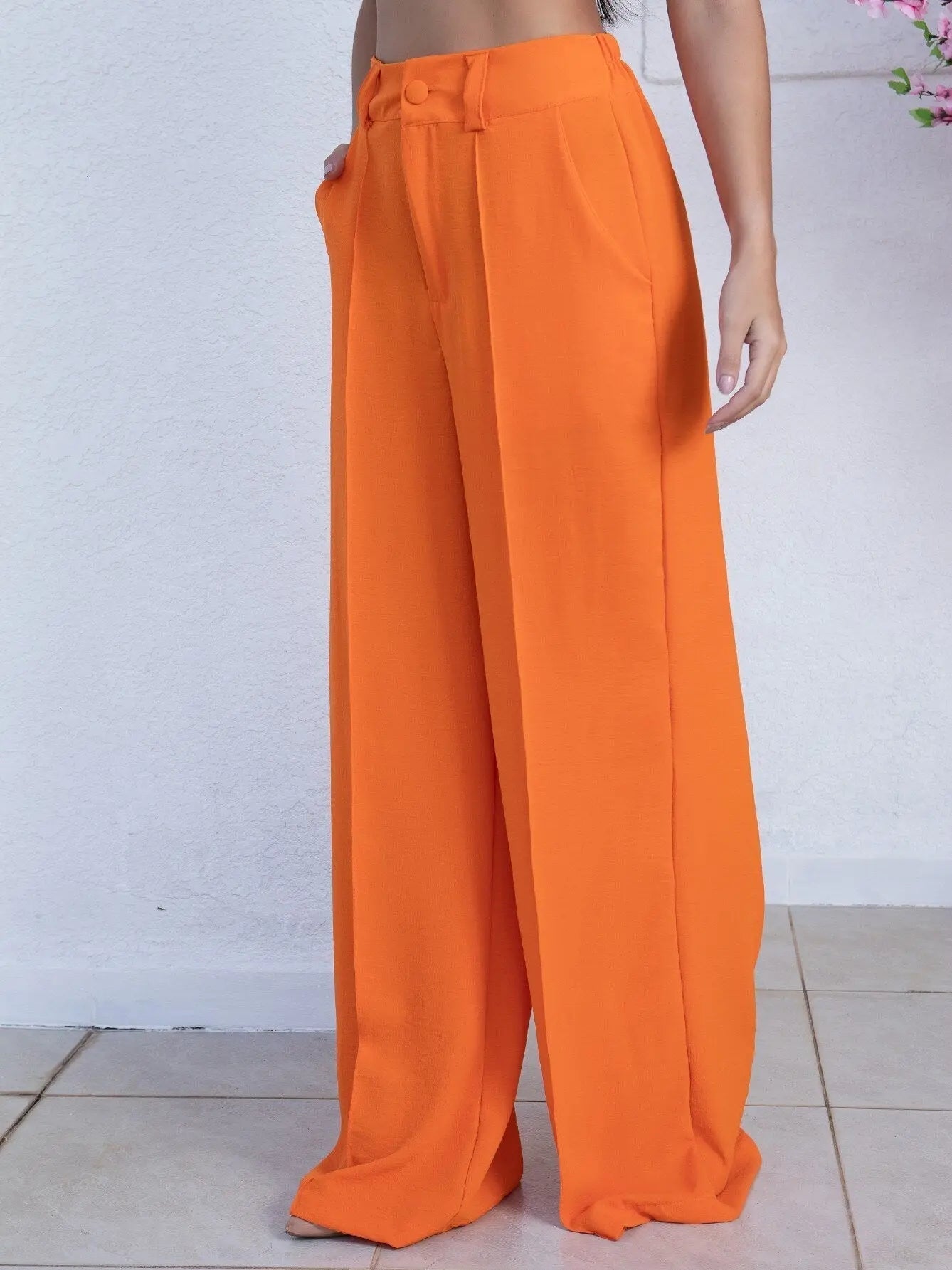 Calça Pantalona Feminina Cintura Alta - Loja Luniva