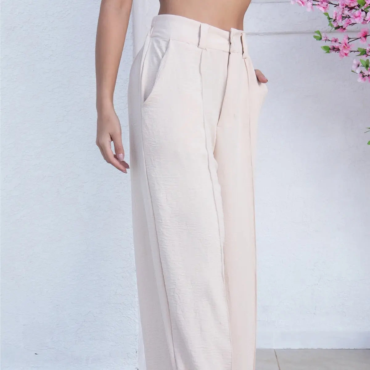 Calça Pantalona Feminina Cintura Alta - Loja Luniva