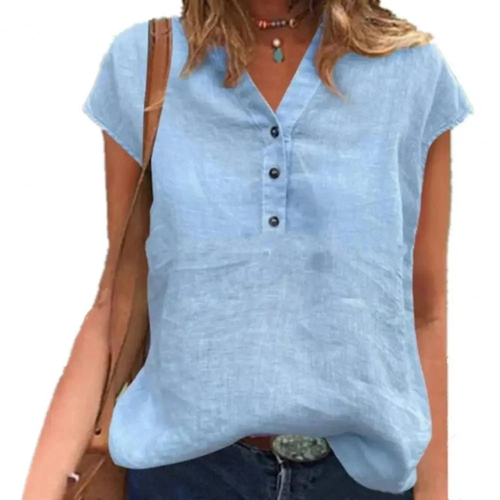 Camisa de Linho Feminina Betinna - Loja Luniva