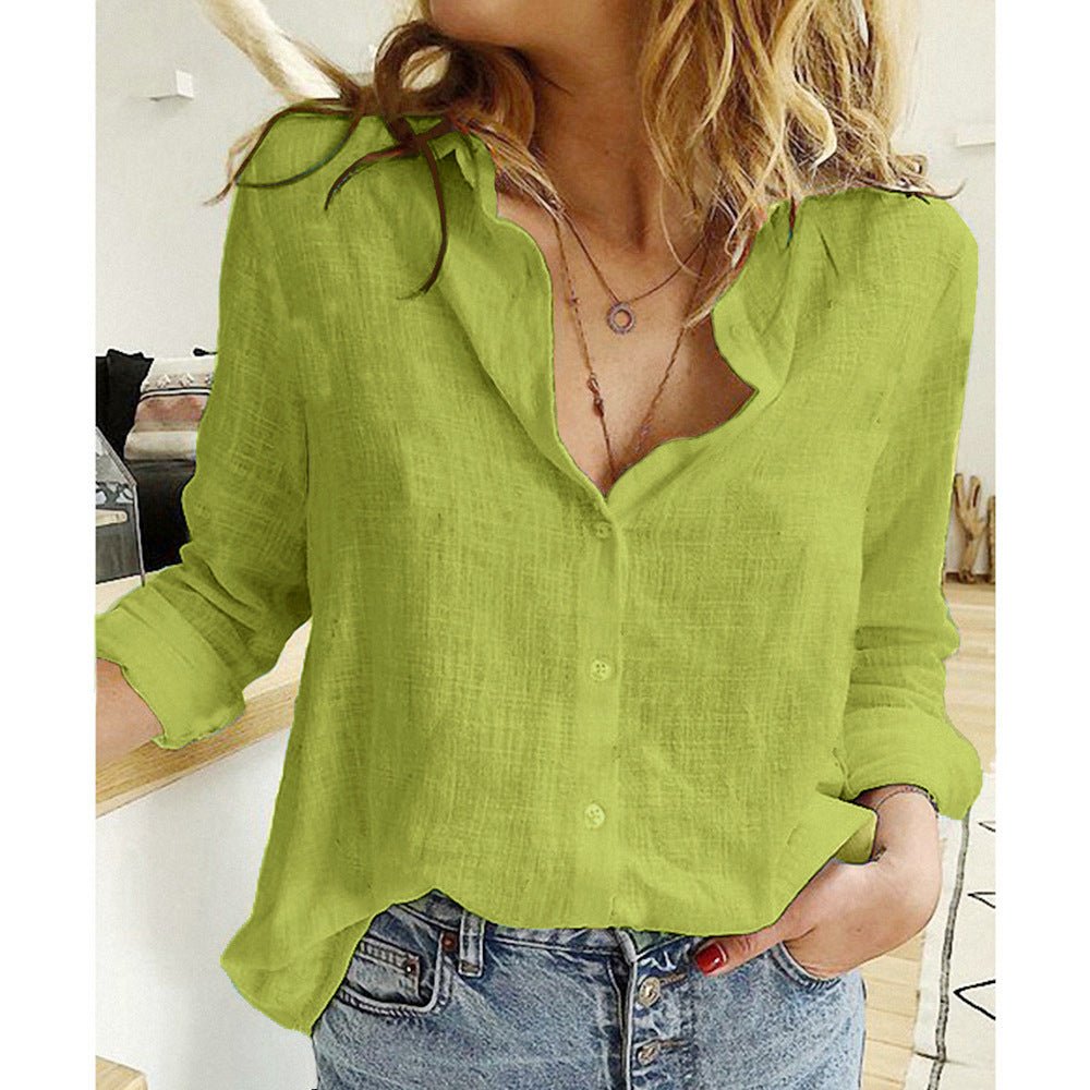 Camisa De Linho Feminina - Abigail - Loja Luniva
