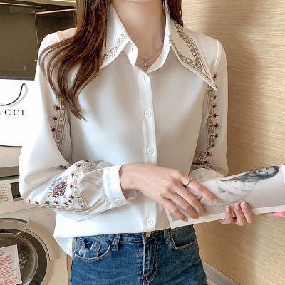 Camisa Feminina Com Manga - Girla - Loja Luniva