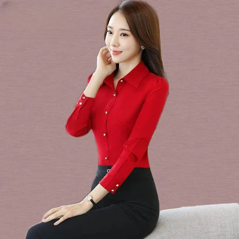 Camisa Feminina de Manga Comprida - Loja Luniva