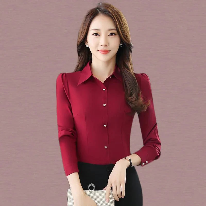 Camisa Feminina de Manga Comprida - Loja Luniva