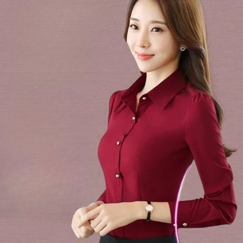 Camisa Feminina de Manga Comprida - Loja Luniva