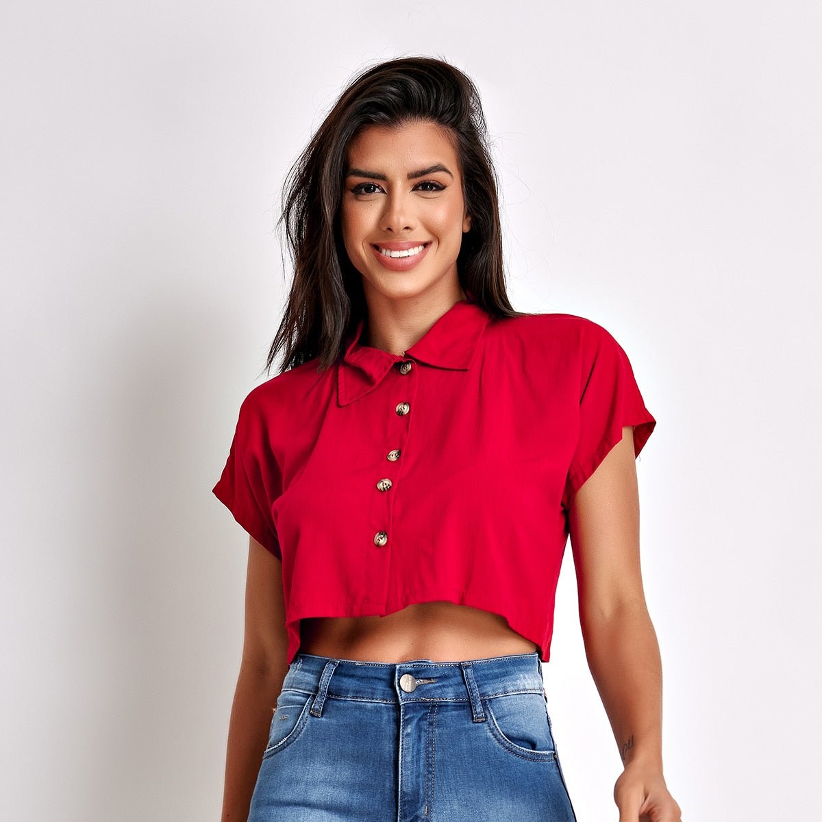 Camisa Feminina De Viscolinho - Loja Luniva
