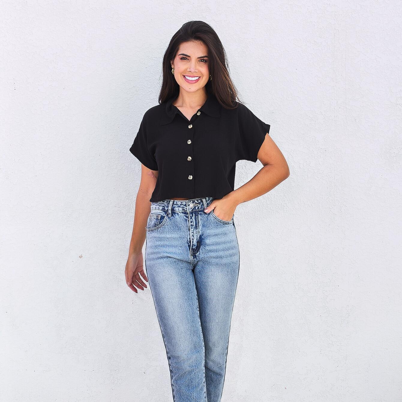 Camisa Feminina De Viscolinho - Loja Luniva