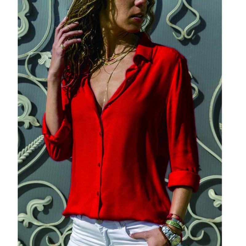 Camisa Feminina Social - Helenna - Loja Luniva