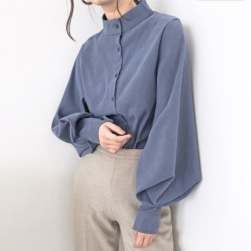 Camisa Feminina Social Manga Longa - Loja Luniva