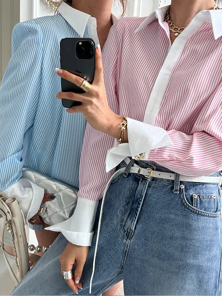 Camisa Feminina Social Manga Longa Hortência - Loja Luniva