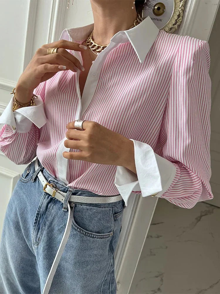 Camisa Feminina Social Manga Longa Hortência - Loja Luniva