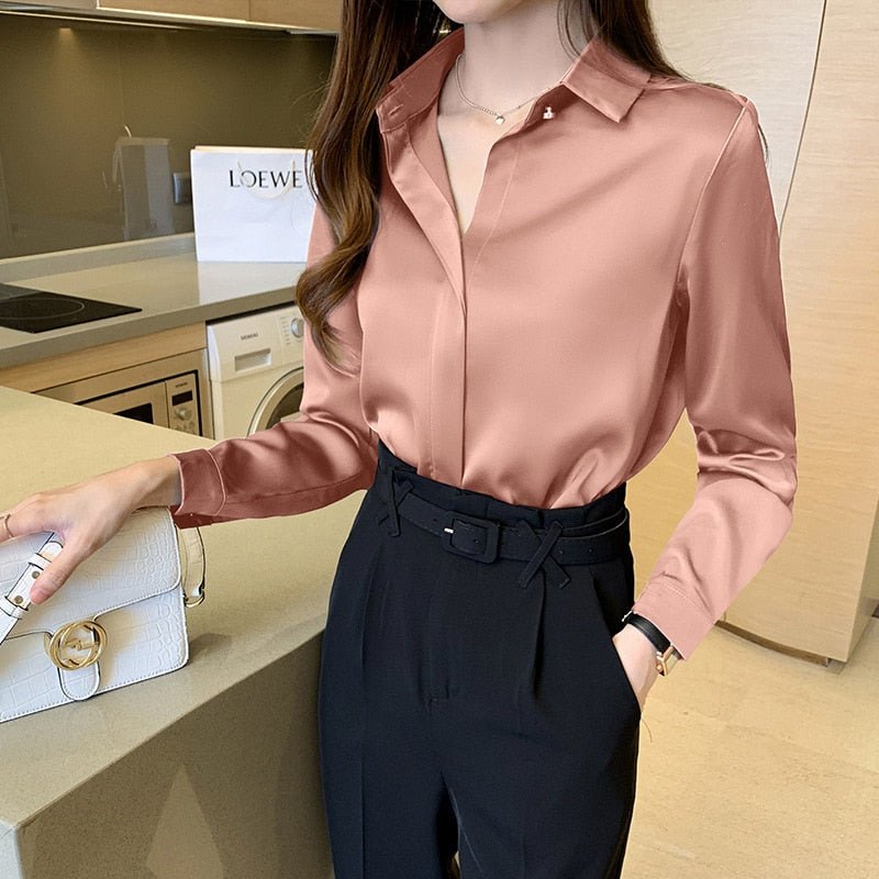 Camisa Feminina Social Viena Santis - Loja Luniva