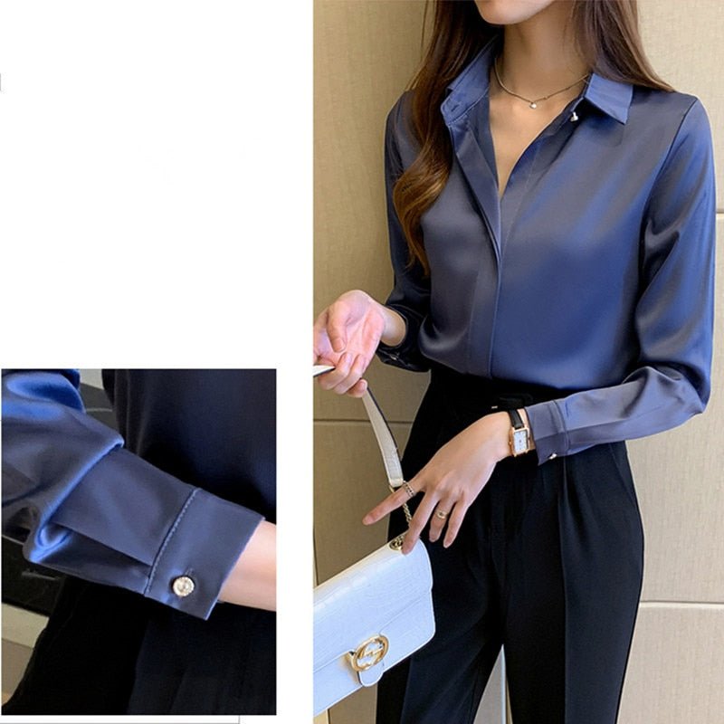 Camisa Feminina Social Viena Santis - Loja Luniva