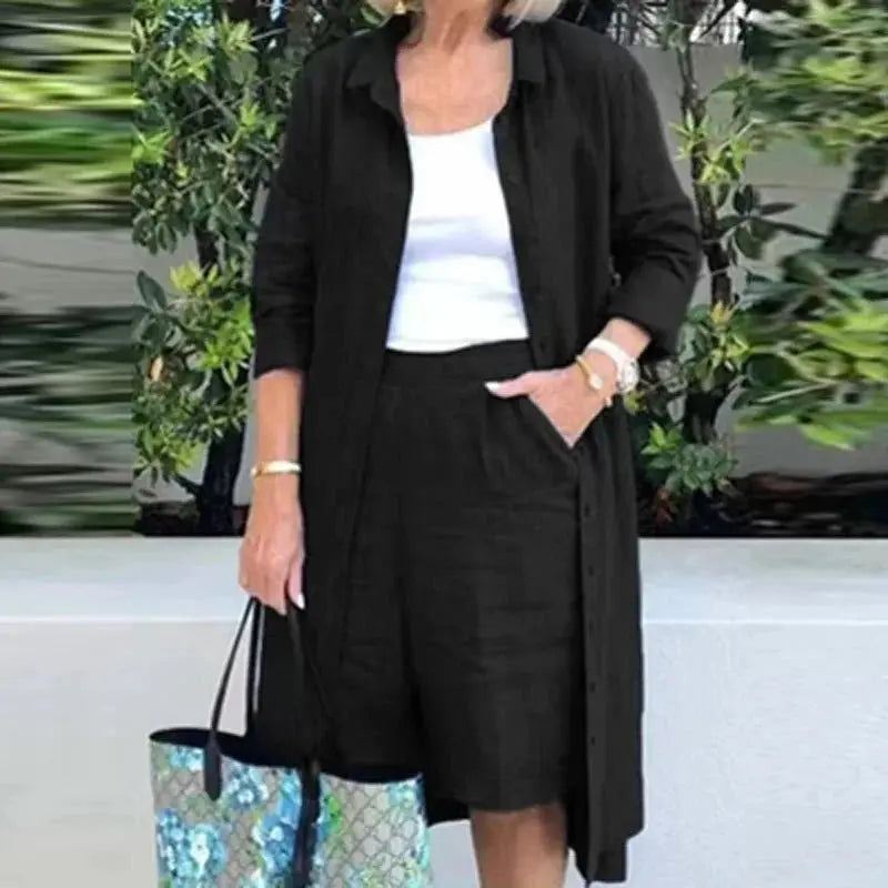 Conjunto De Linho Feminino Abbia - Loja Luniva