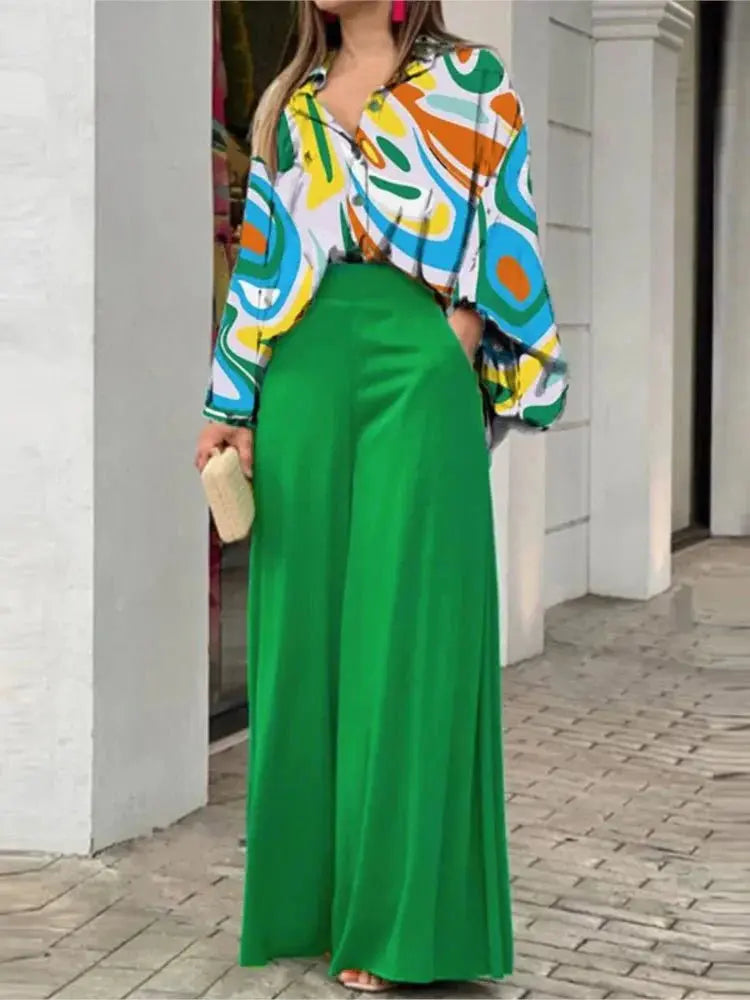 Conjunto Feminino Estampado Lavinia - Loja Luniva