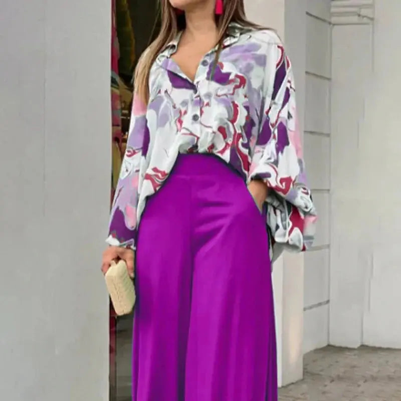 Conjunto Feminino Estampado Lavinia - Loja Luniva