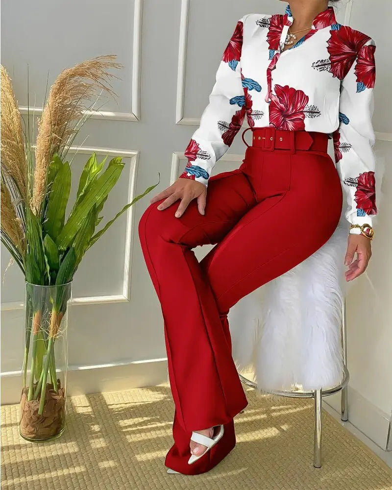 Conjunto Feminino Floral - Loja Luniva
