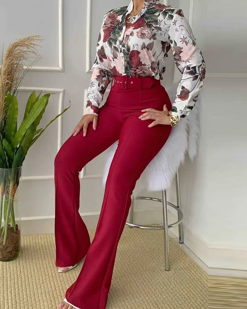 Conjunto Feminino Floral - Loja Luniva
