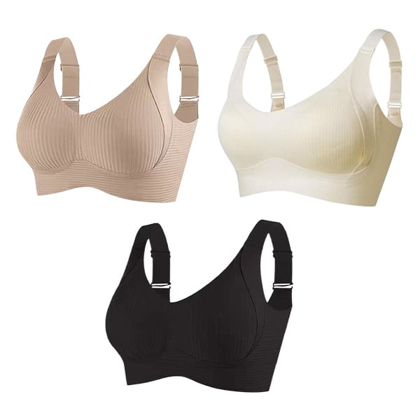 🎁 Compre 1 e Leve 3: Sutiã Luniva Sem Aro Super Firmador para Evitar a Flacidez ®