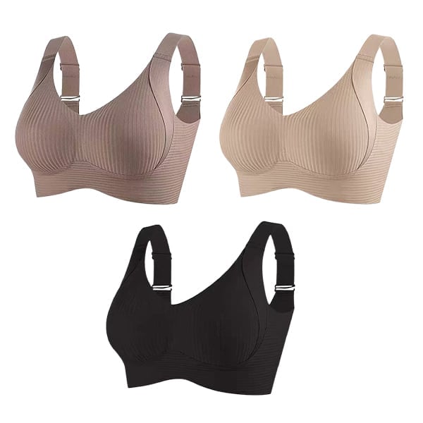 🎁 Compre 1 e Leve 3: Sutiã Luniva Sem Aro Super Firmador para Evitar a Flacidez ®