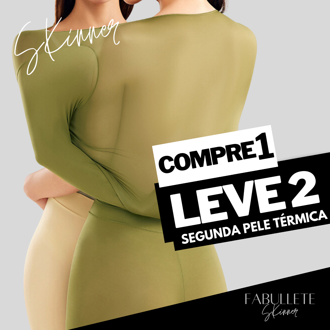 Conjunto de Roupa Térmica Feminina Sem Costuras Skinner - Compre 1 Leve 2 - Loja Luniva