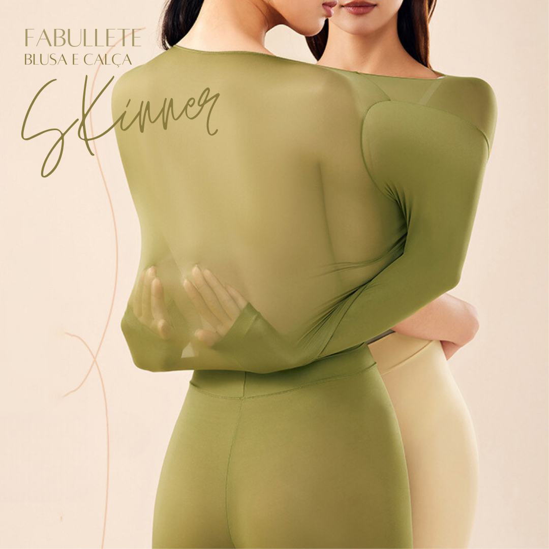 Conjunto de Roupa Térmica Feminina Sem Costuras Skinner - Compre 1 Leve 2 - Loja Luniva