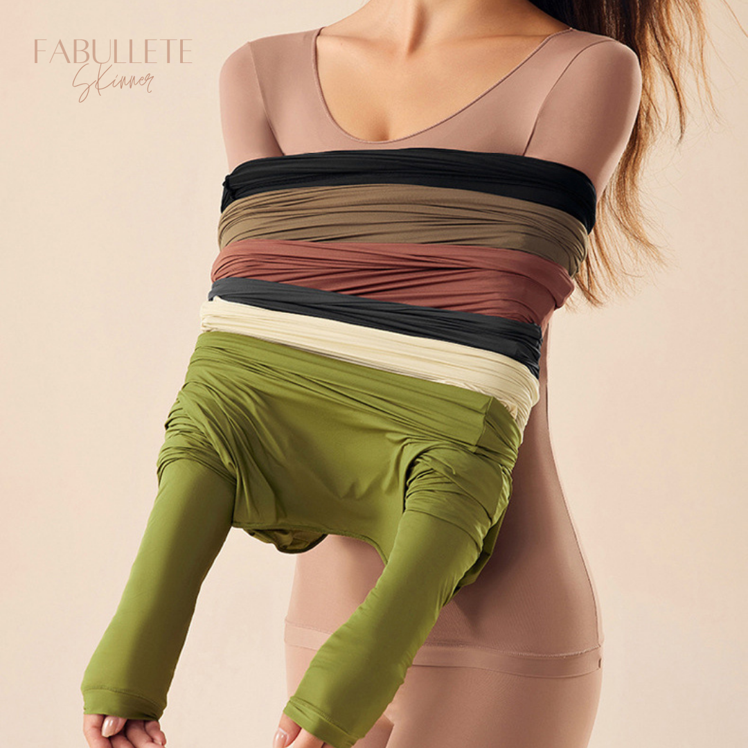 Conjunto de Roupa Térmica Feminina Sem Costuras Skinner - Compre 1 Leve 2 - Loja Luniva